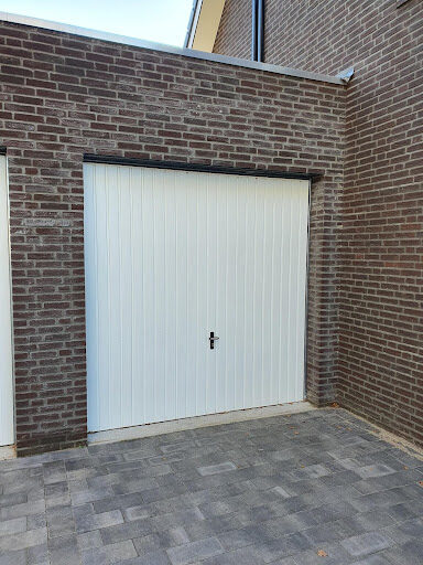 Kantelgaragedeur wit