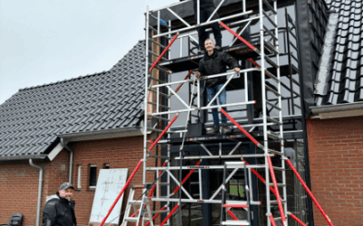 Waarom je zonwering het beste kunt monteren met een steiger!